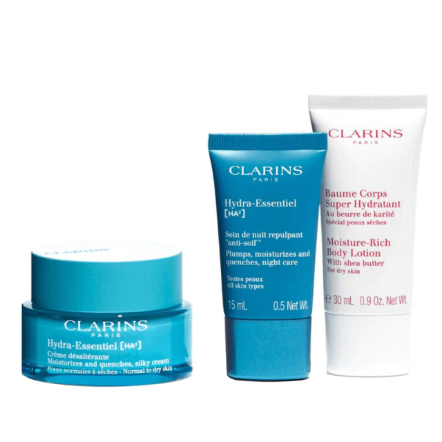 Hydra-Essentiel Coffret soins visage et corps CLARINS