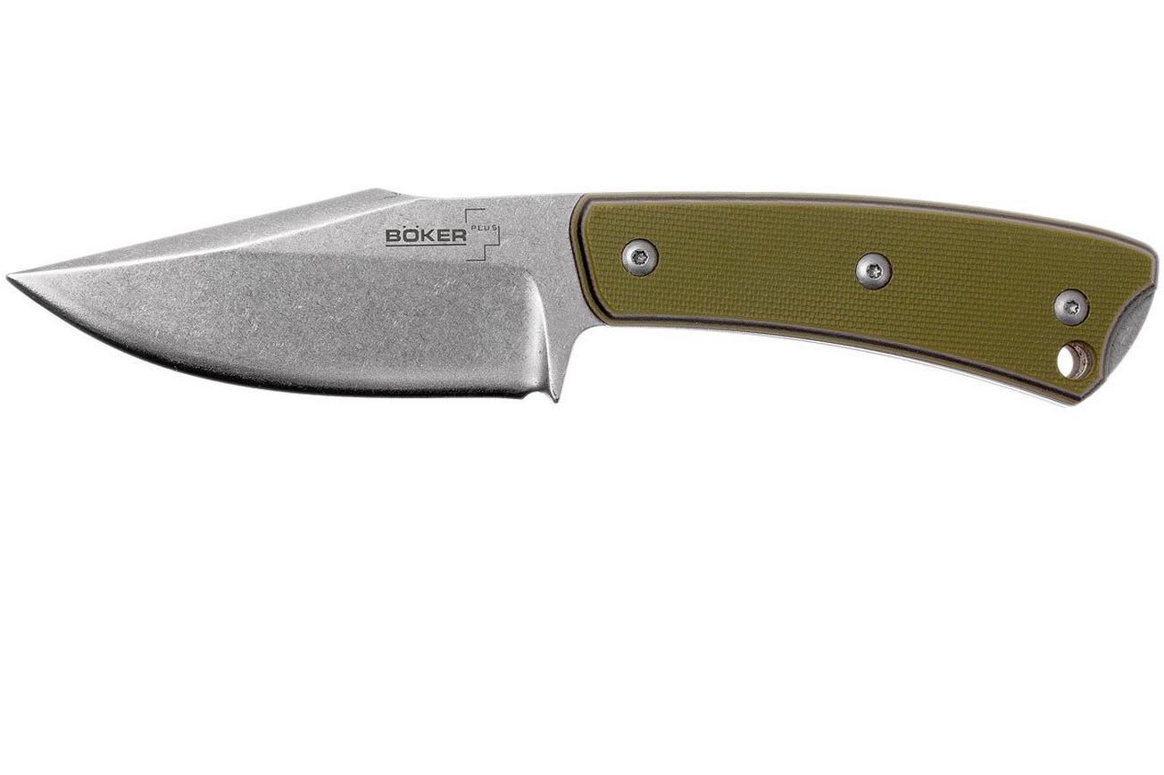 Böker Plus Piranha 02BO005 vaststaand mes, Scott McGhee design