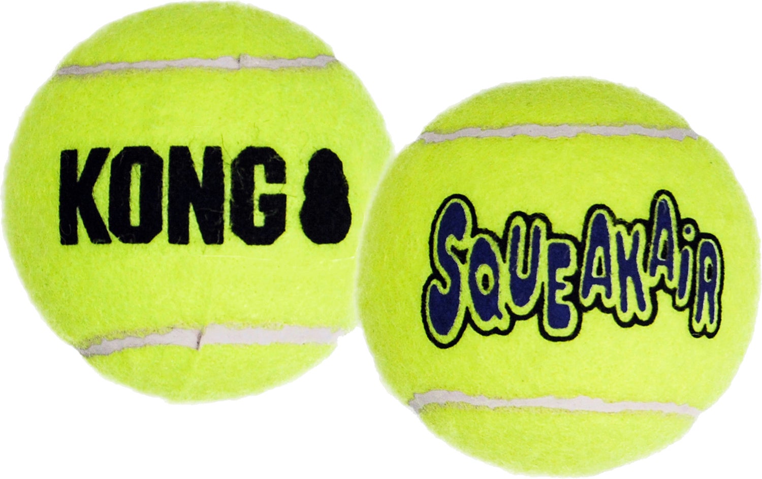 Kong hondenspeelgoed Squeakair tennisbal met piep D 7,5 cm 2 stuks