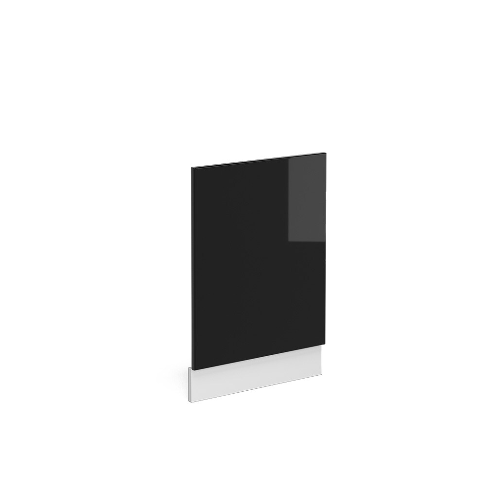Vicco Geschirrspülerblende Küchenmöbel R-Line Solid Weiß Schwarz 45 cm modern