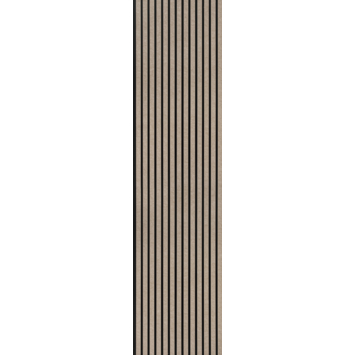 Lattenwand vilt op vilt licht bruin  260 x 52,5 cm dikte 9 9 mm 2.73m²