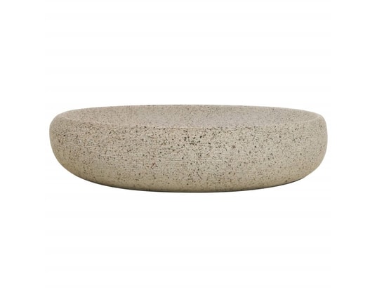 VIDAXL - Vasque à poser sable ovale 59x40x15 cm céramique