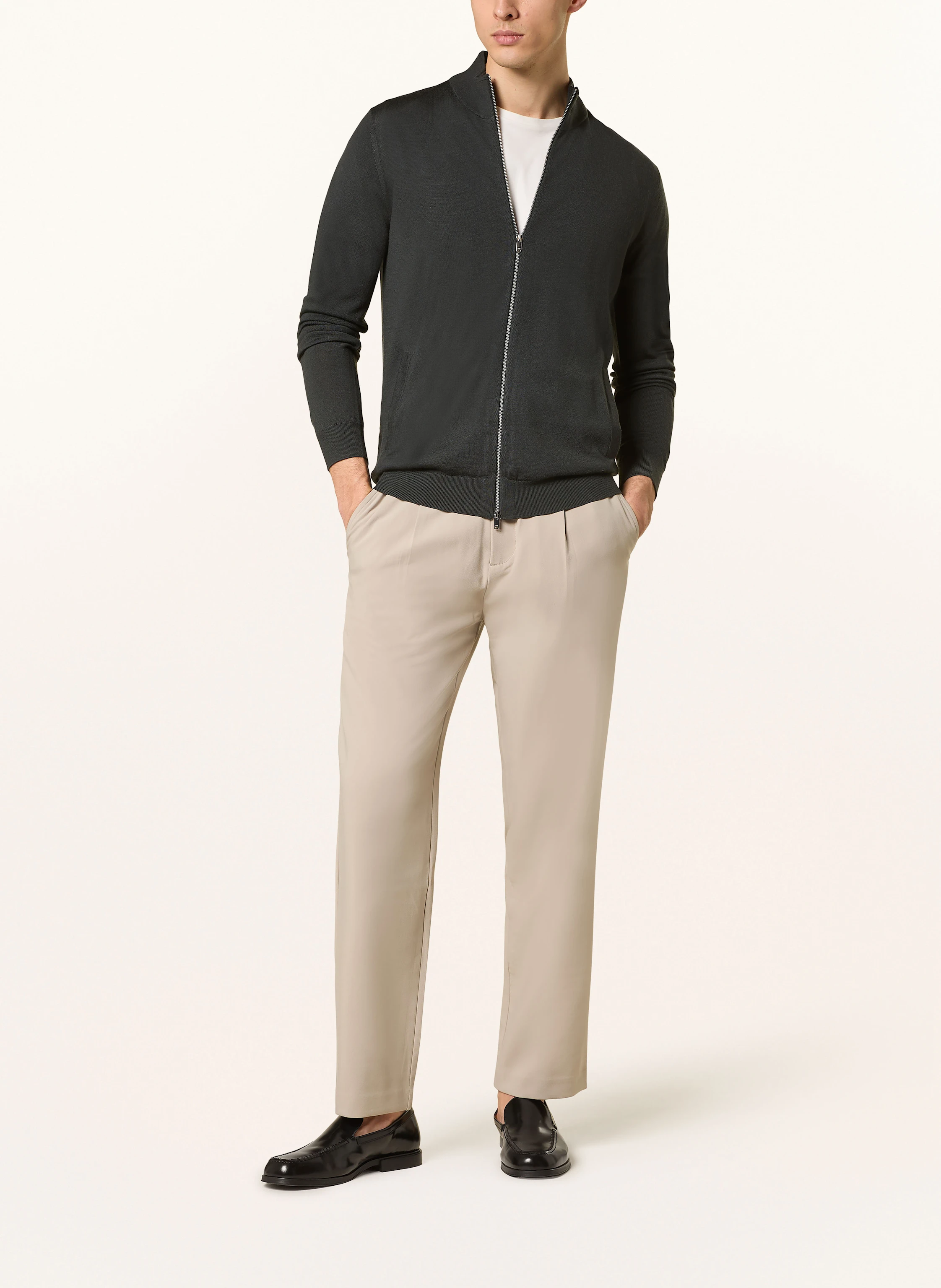 REISS Strickjacke HAMPSHIRE aus Merinowolle