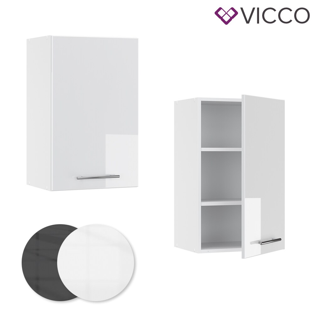 VICCO Hängeschrank 45 cm Weiß Küchenzeile Unterschrank Fame