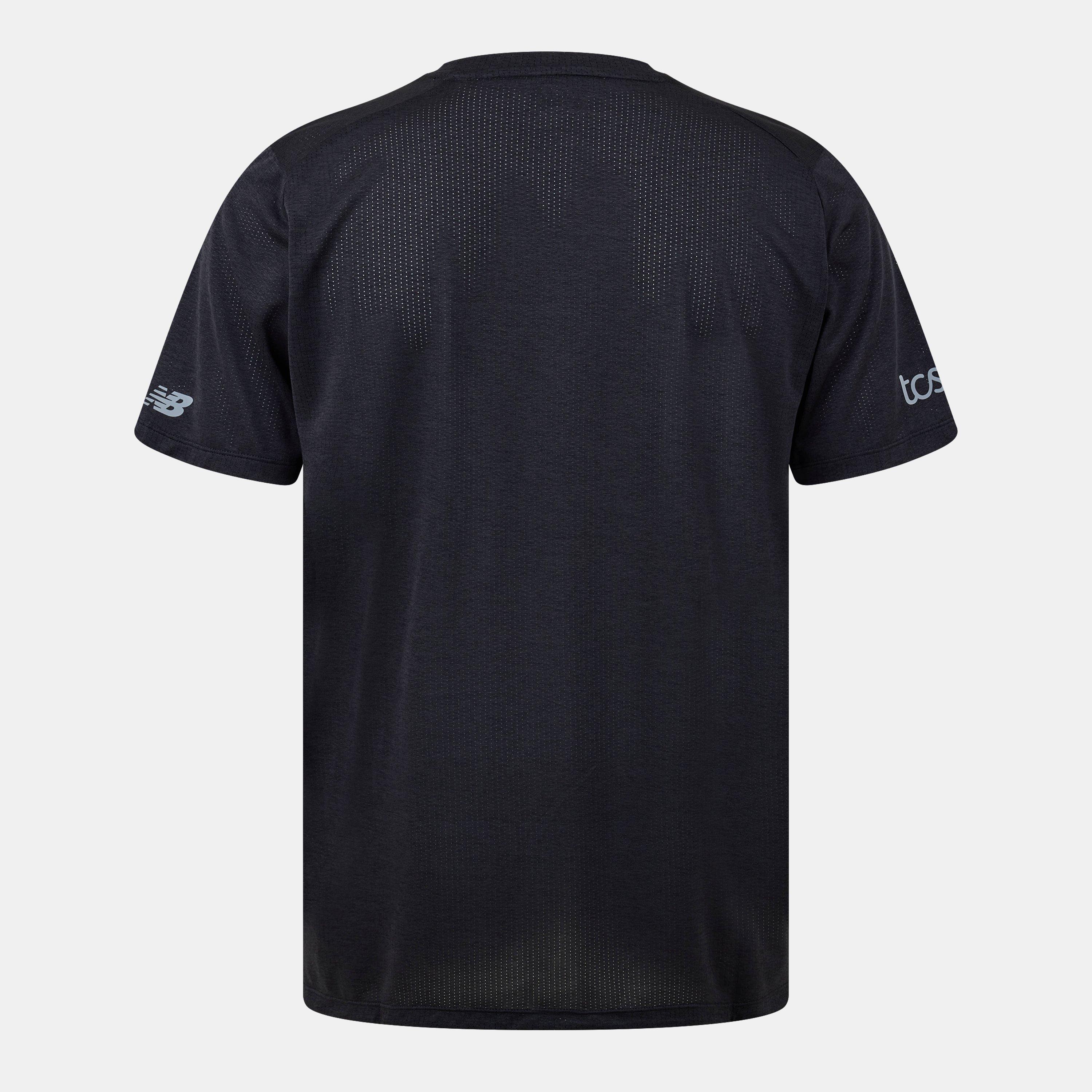 New Balance Ath Ss Bk Smal Running Top Mens