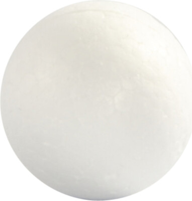 Kugle - Ø 3 CM - Hvid - 10 Stk