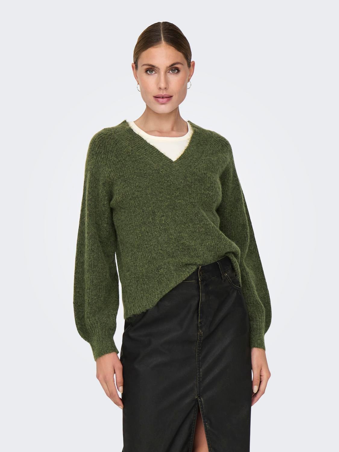 JDYINGEBORG Pullover Winter Moss