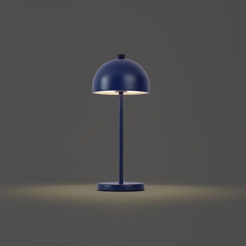 Qazqa tafellampen squirrel blauw geïntegreerde led