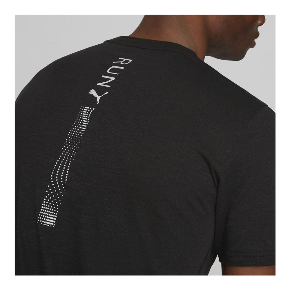 Puma RUNNING GRAPHIC - Maillot Homme puma black/q3 graphic