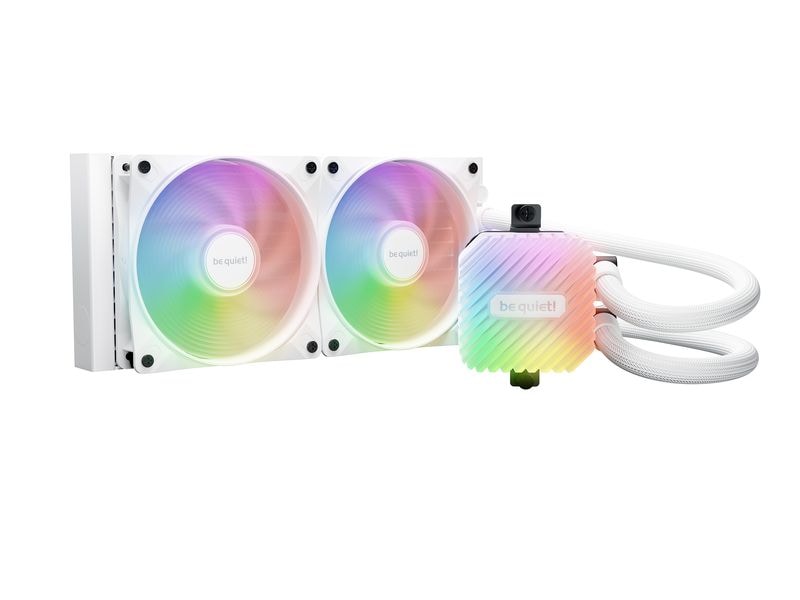 be quiet! Wasserkühlung Light Loop 240 mm Weiss Leisutngsvoller und leiser Wasserkühler mit drei Lüfter