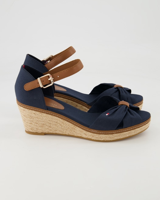 Tommy Hilfiger Iconic Elba Wedges in Blau