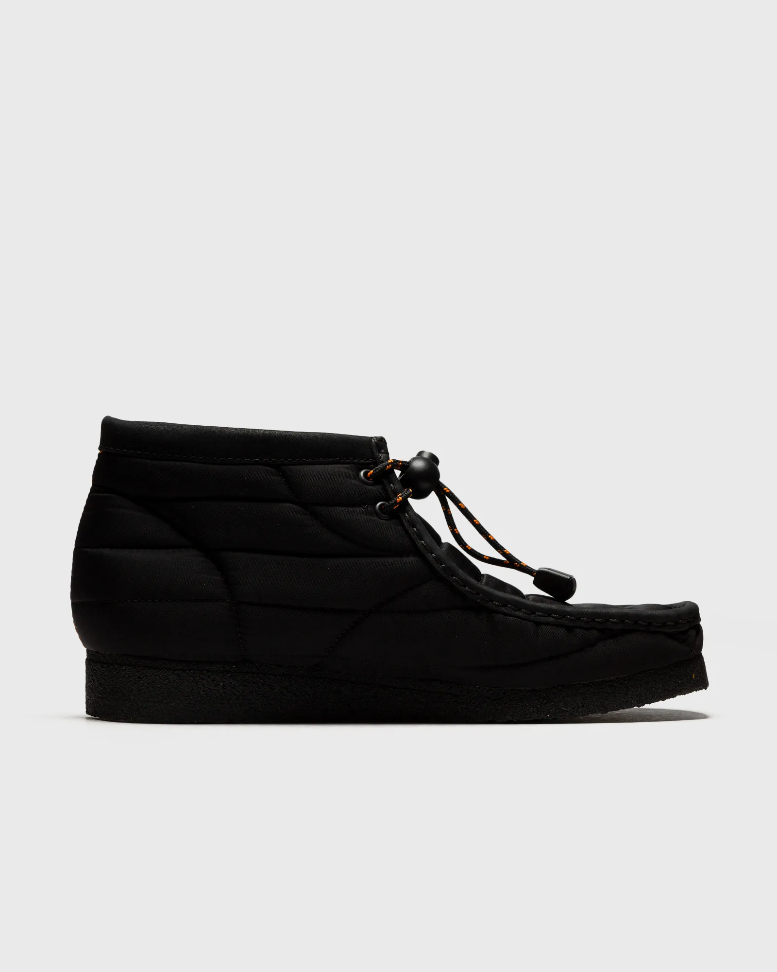 Clarks Originals Wallabee Boot Black Quilted