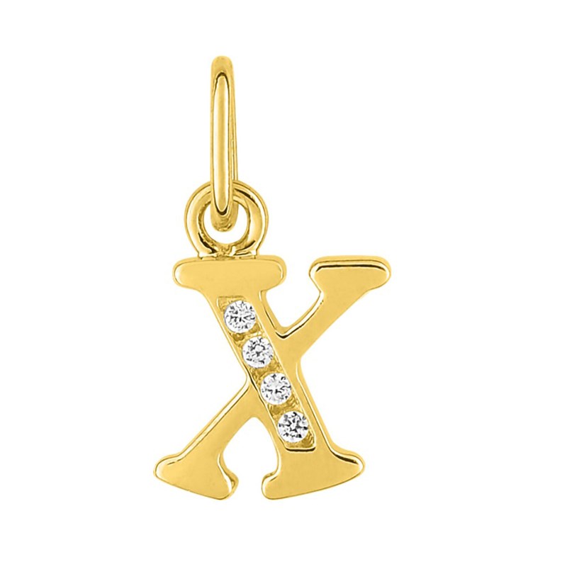 Pendentif enfant - Or 18 Carats - Diamant 0,032 Carats