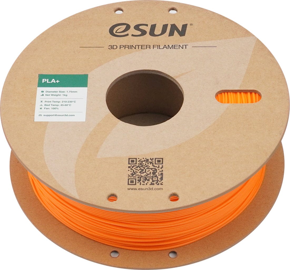 eSUN  PLA+ Coral Orange, 1,75 mm / 1000 g    PLA-Filament mit verbesserten physikalischen Eigenschaften in Coral Orange