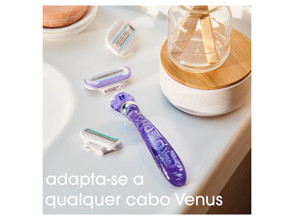 Recarga de Lâminas Swirl Deluxe Smooth Venus 3 un