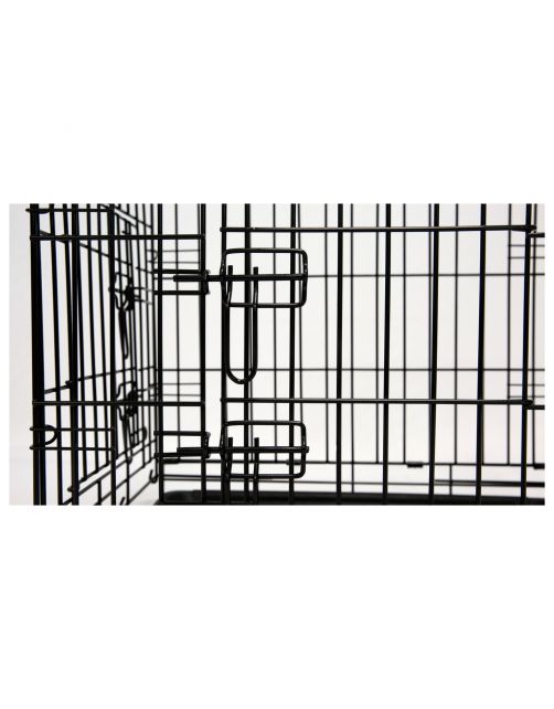 Adori Premium Bench 2-Deurs Zwart - Hondenbench