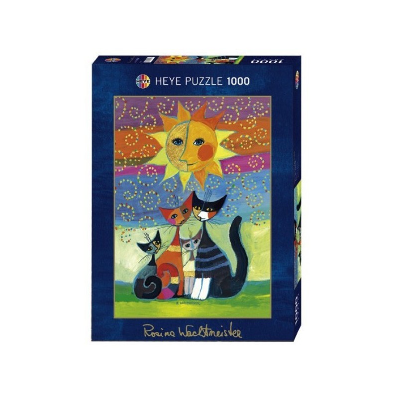 Puzzle 1000 pièces - Wachtmeister Chat Soleil