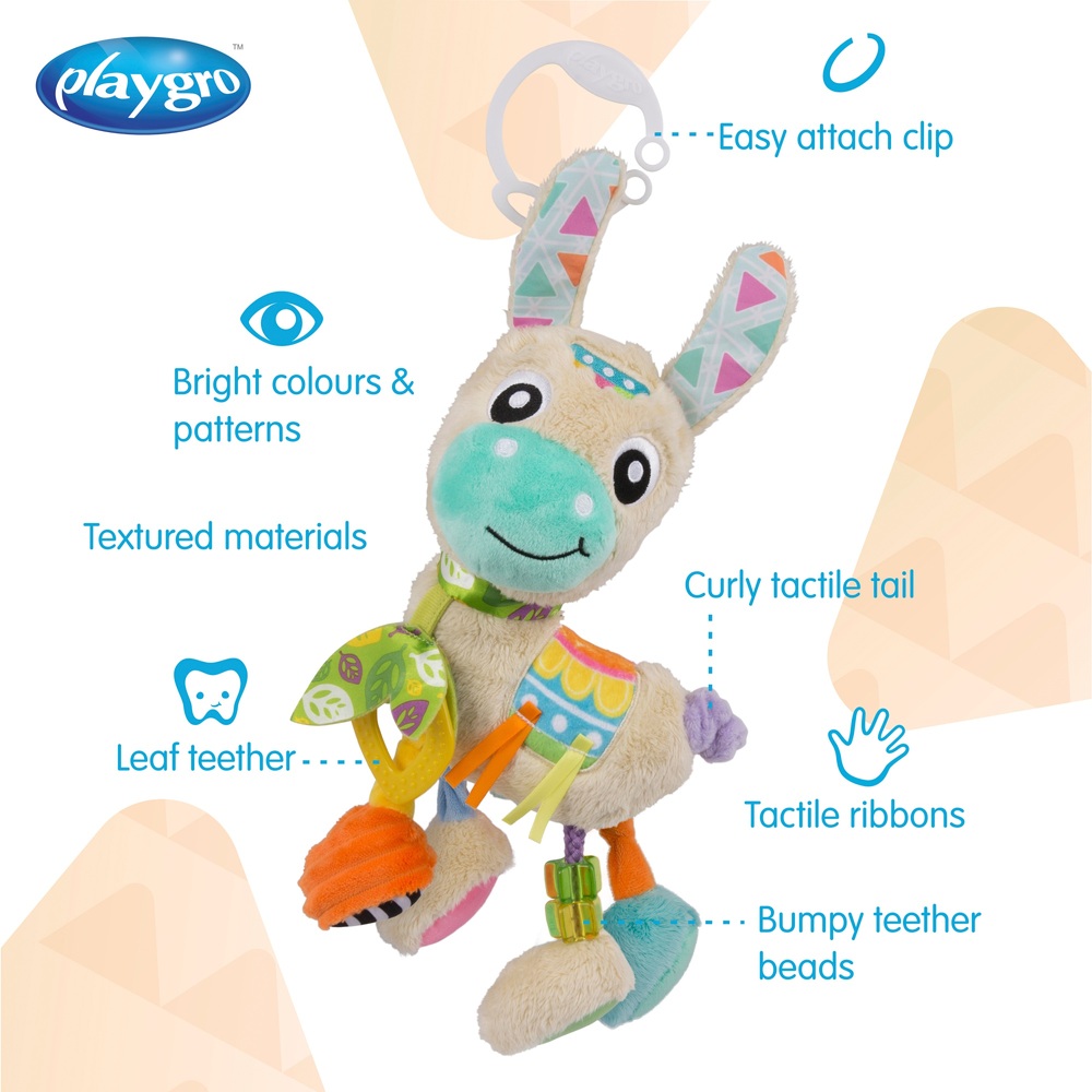 Playgro Lupe Lama Sensorisches Spielzeug