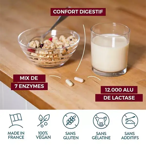 Nutri&Co Enzimas Digestivas para Digestão Difícil e Intolerância, 60 cápsulas