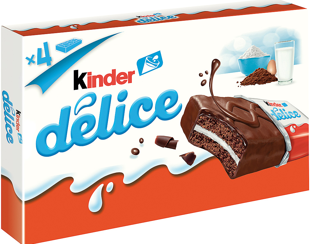 BOLOS KINDER DÉLICE T4 156G