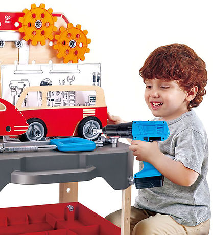 Hape Arbejdsb?nk m. V?rkt?j - Junior Inventor - 71 Dele