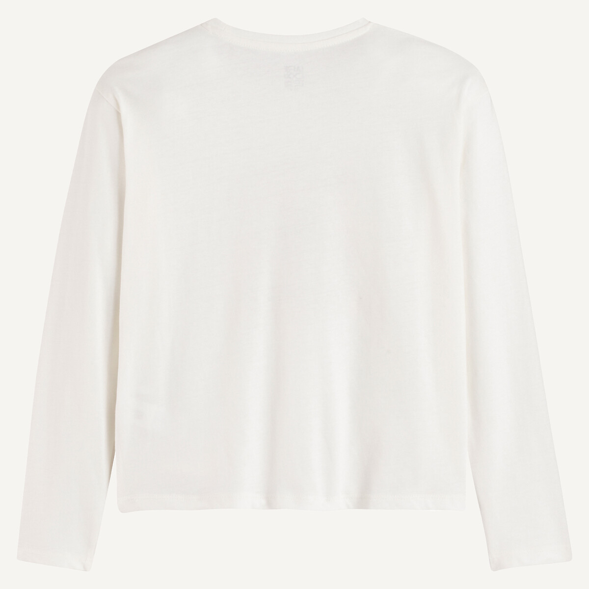 COLEÇÕES LA REDOUTE<br>Camiseta de manga comprida com bordado