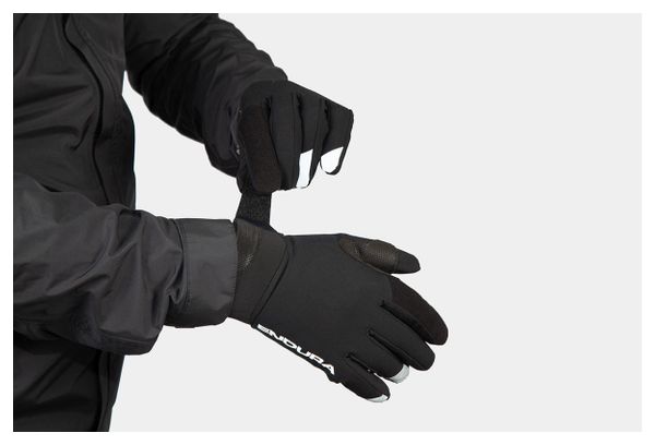 Gants Longs Endura Strike Myrtille Bleu