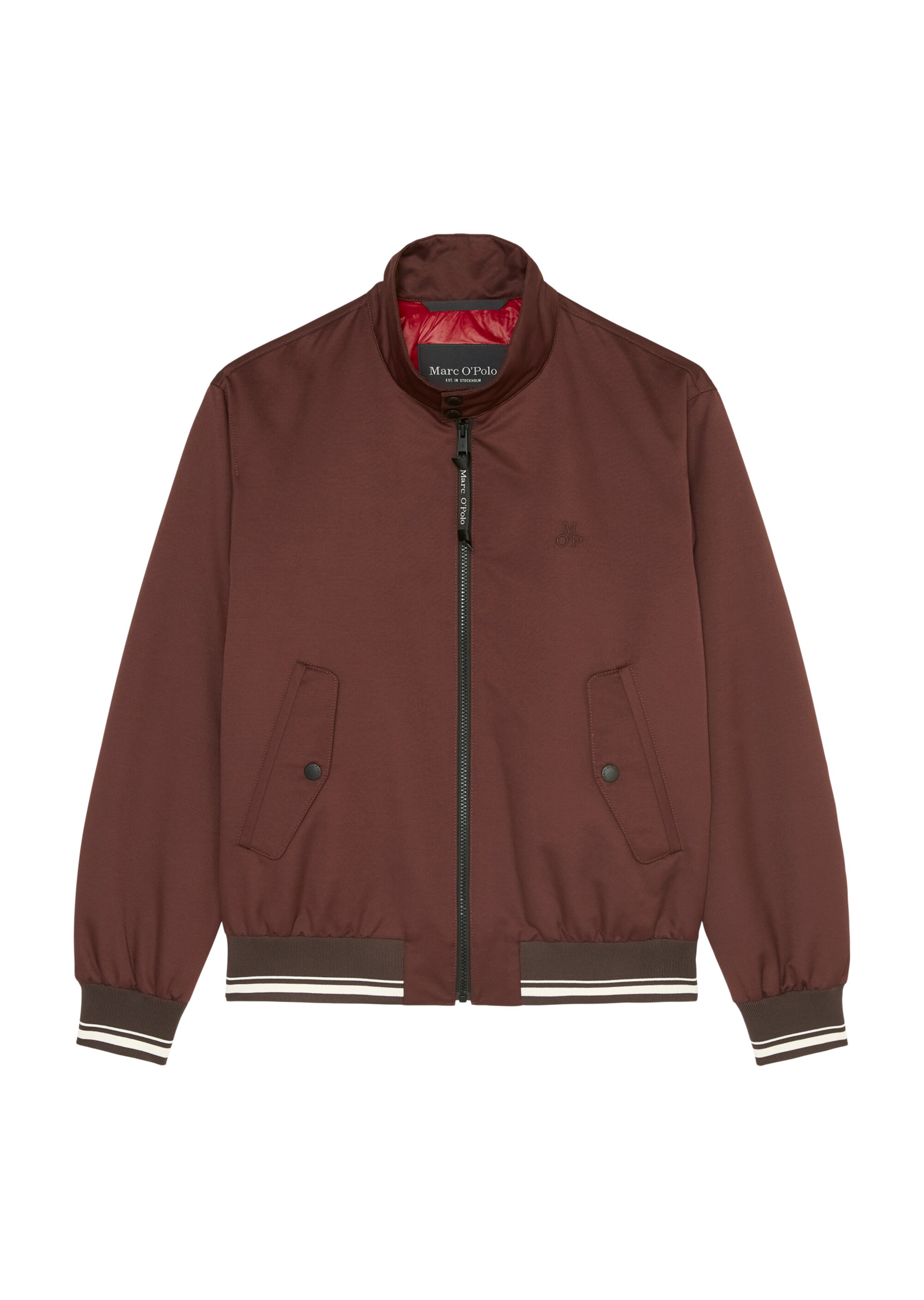 Blouson-Jacke regular mit Biker-Kragen