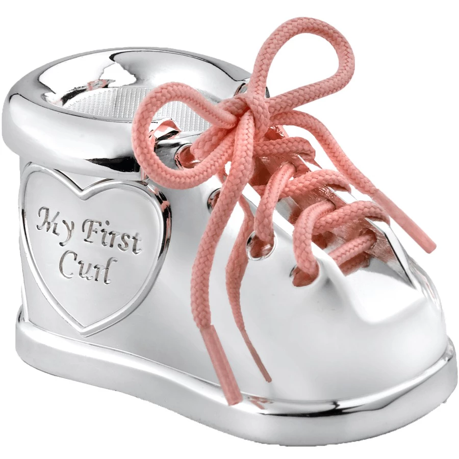 Schnullireich Taufgeschenk mit Namen Zahndose Babyschuh Silber Silber