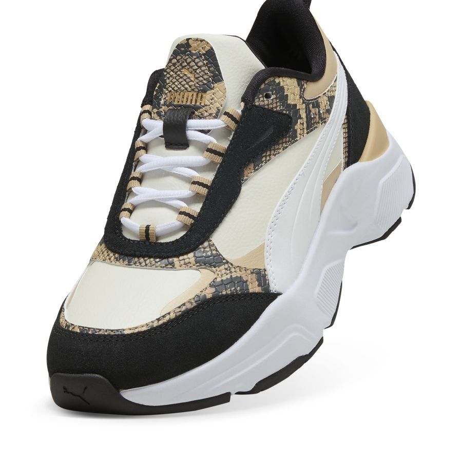 PUMA Cassis Chic Chaussures - Beige/Noir/Blanc