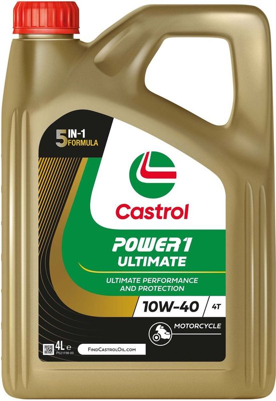 Castrol - Power1 Ultimate 4T - Motorolie - 10W-40 - 4 Liter