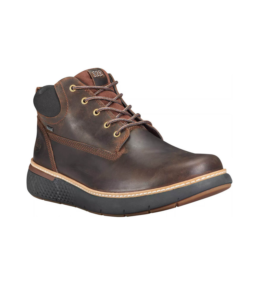 Botas Timberland Cross Mark GTX Chukka em couro marrom