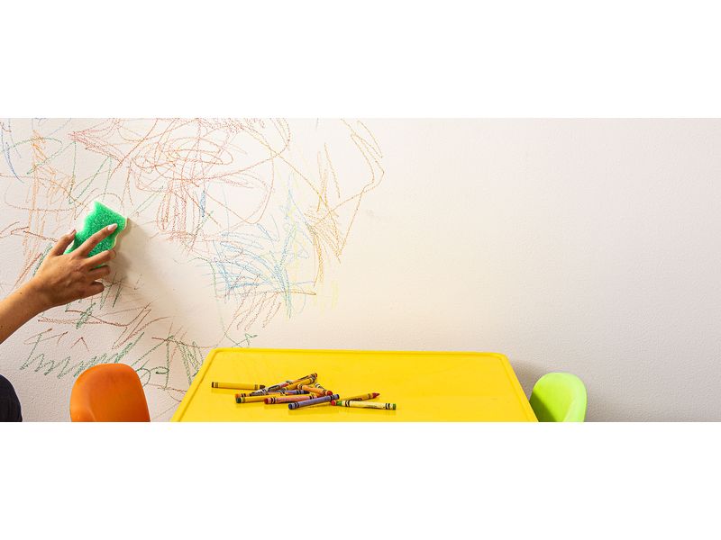 Scrub Daddy Eraser Daddy Melamin Zauberschwamm 2er Pack Reinigungsschwamm für Wände und Flecken