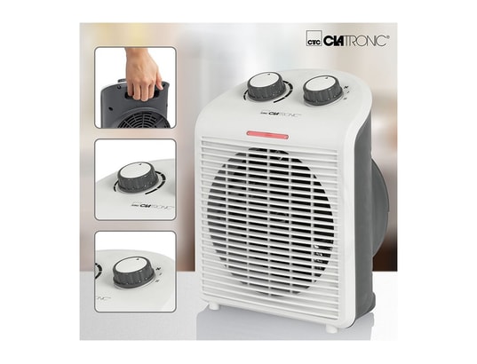 CLATRONIC - Radiateur soufflant Chauffage soufflant 2000w hl 3761 blanc