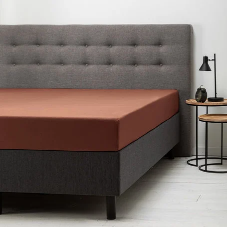 Hoeslaken Comfort Stretch - Cognac