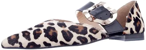 Babouche G-IZZY-59 210 maat 43 ballerina Beige panter Calandschoen