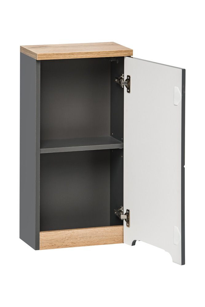 Comad Bali Grey 830 FSC kleine kast 70x35cm eiken/antraciet
