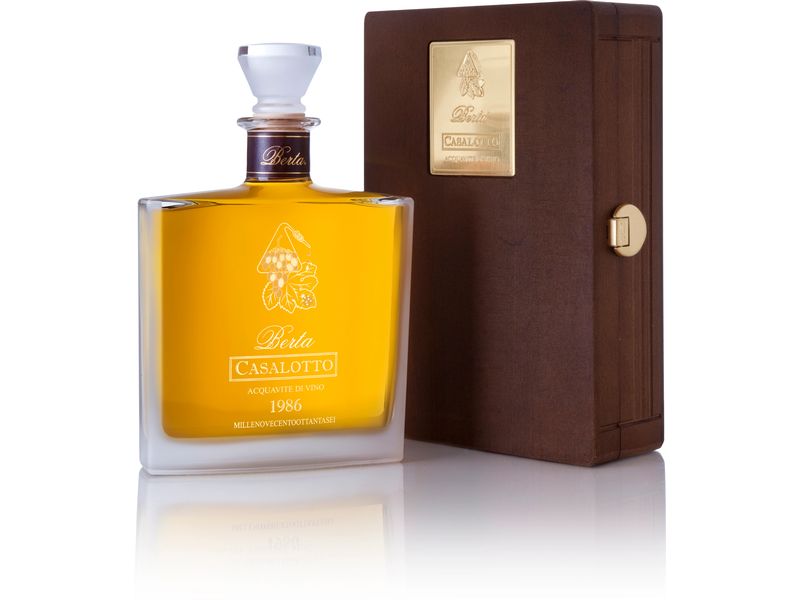 Berta Casalotto 1989 Distillato di Vino 0.7 l Hochprozentiger Weinbrand aus Italien