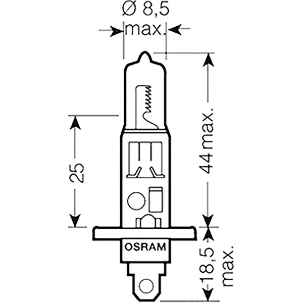 Osram - Ampoule H1 Night Breaker