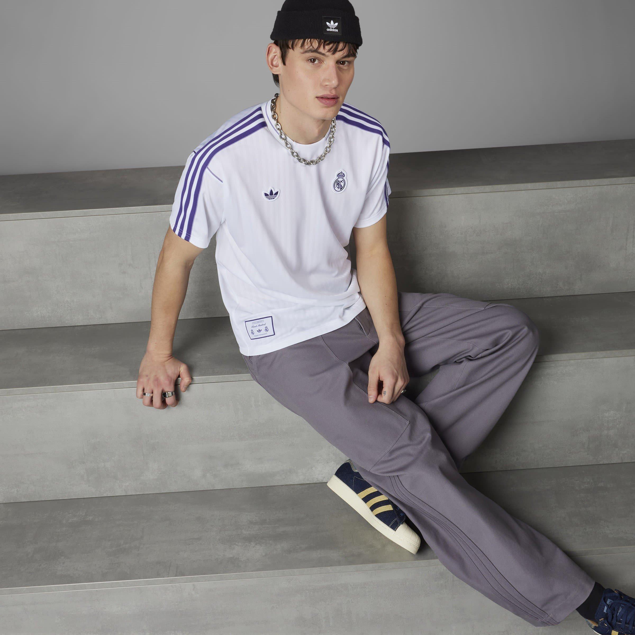 adidas Real Madrid Icon T Shirt Adults
