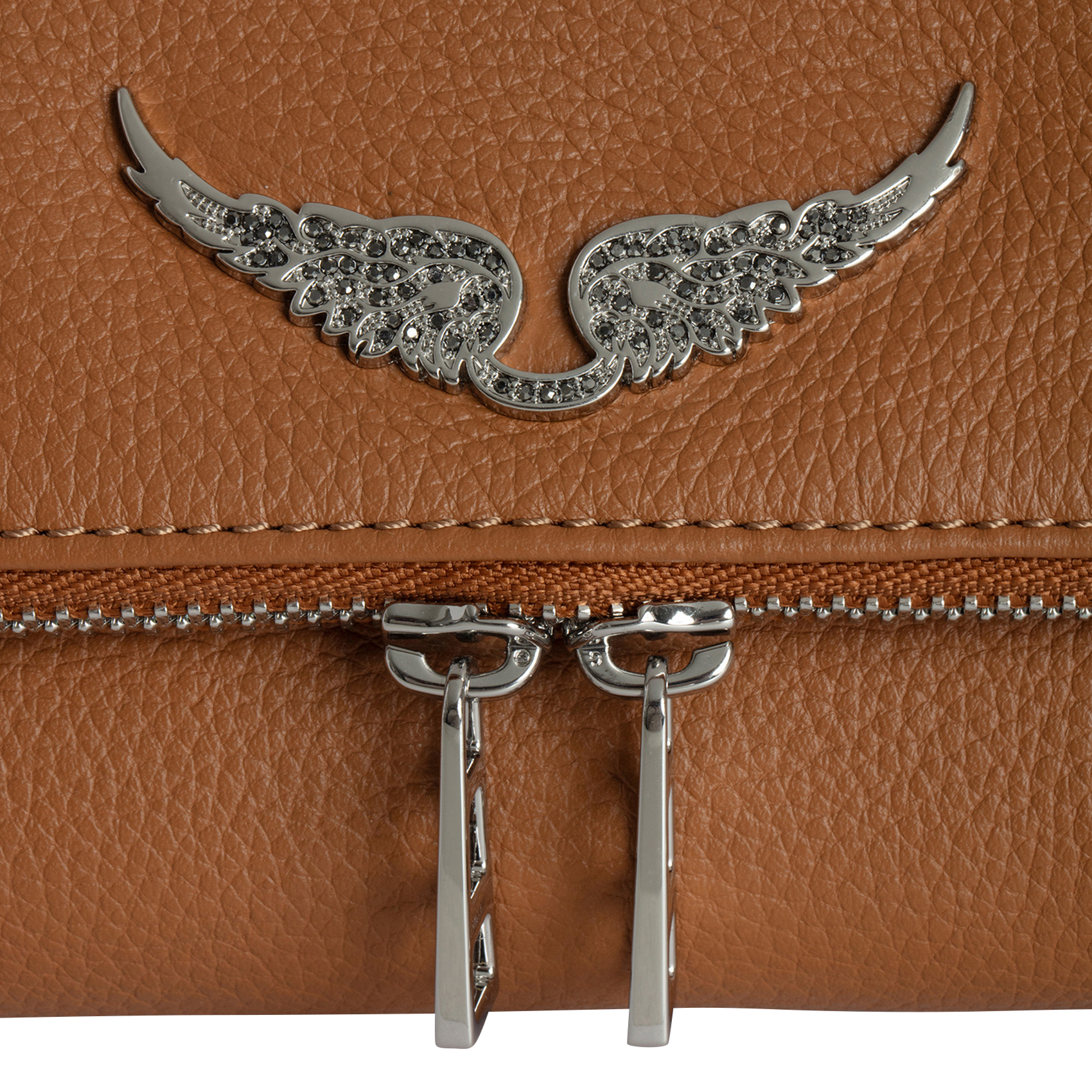 ROCKY - Sac bandoulière en cuir | Marron
