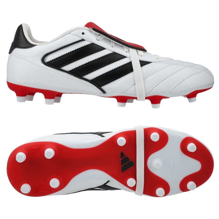adidas Copa Gloro II FG - Blanc/Noir/Rouge