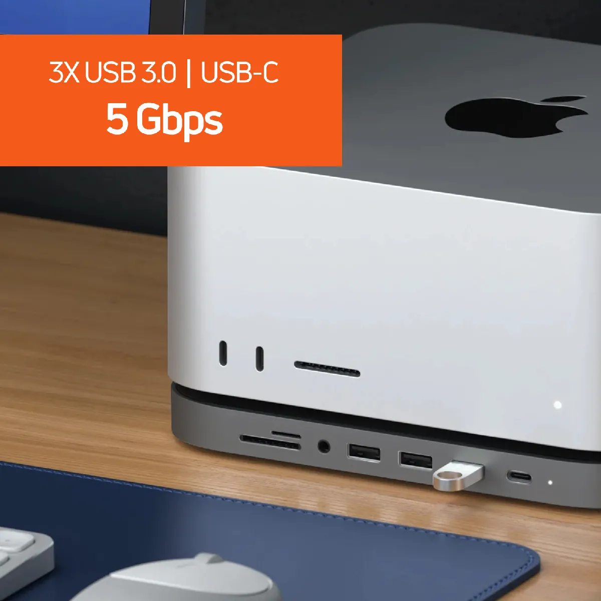 Satechi Hub Mac Mini Gris