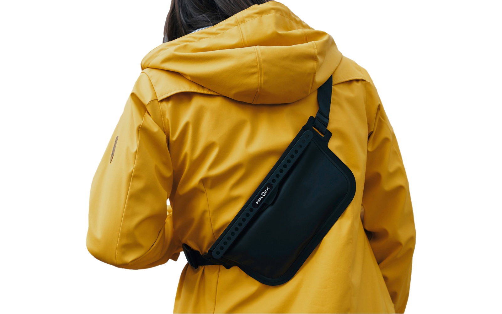 Fidlock Hermetic Sling Bag wasserdichte Bauch- und Schultertasche Schwarz