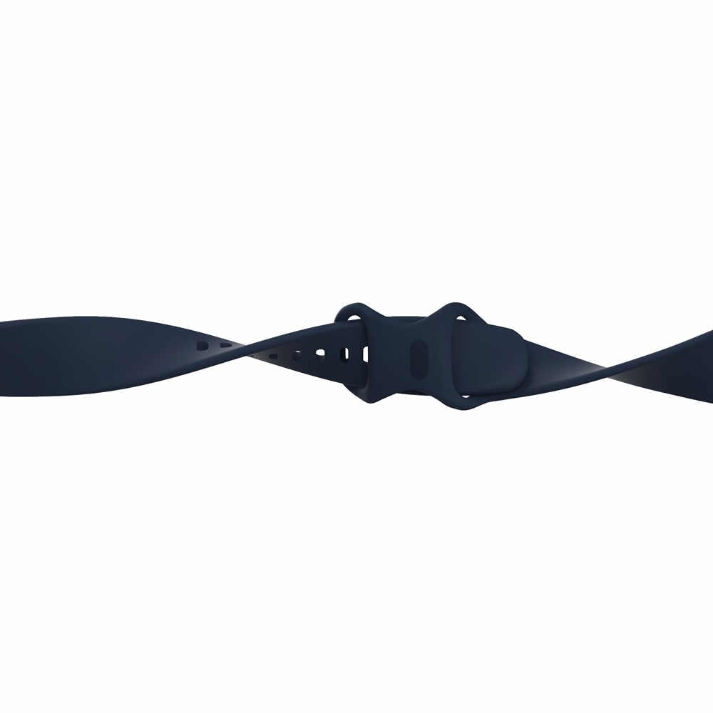 Fitbit Versa 4 / Versa 3 / Sense 2 / Sense Silikon Sport Armband (Gelenkumfang 190-235mm) - Dunkelblau