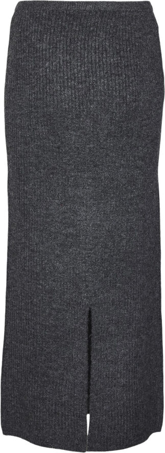 Vero Moda VMMAY HW MAXI KNIT SKIRT VMA Dark grey melange