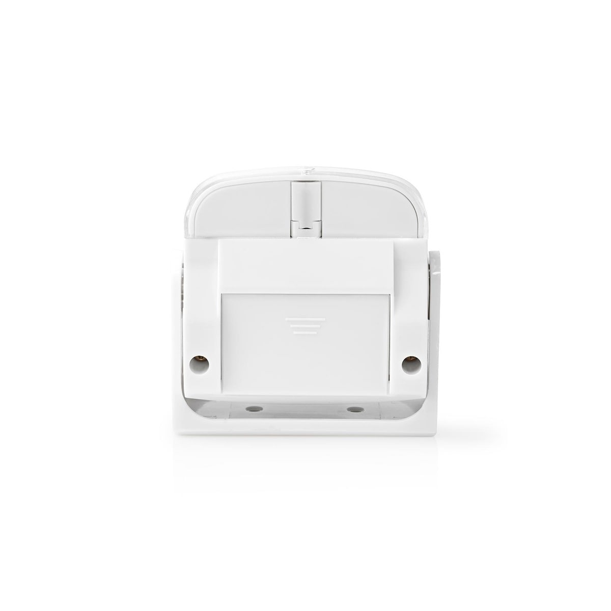 Nedis Bevegelsesdetektor Alarm | Batteri drevet | 3x AAA/LR03 | 80 dB | Detektorrekkevidde: 1.10 m | Detektorvinkel: 10 ° | Tak / Vegg | Hvit
