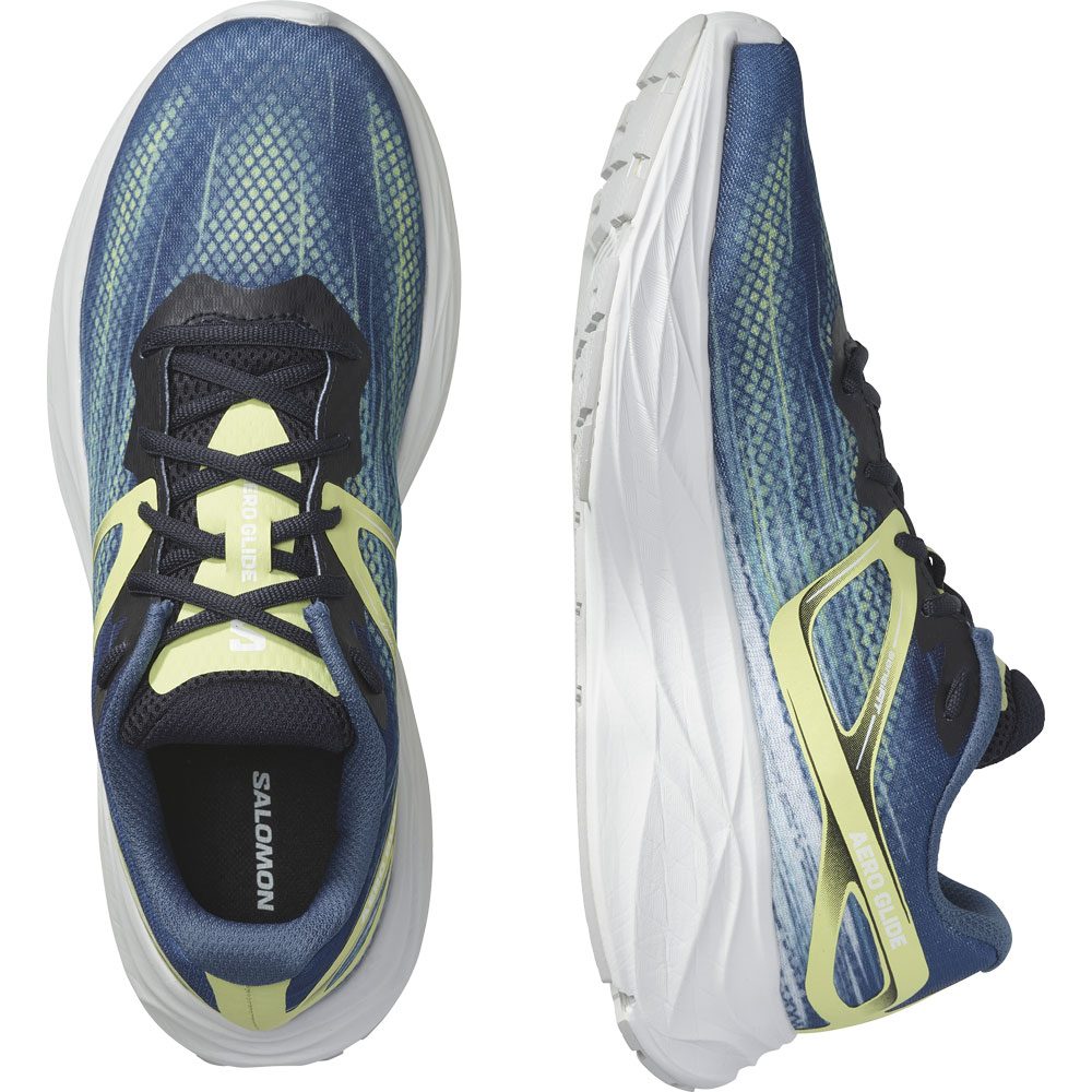Salomon Aero Glide Laufschuhe Herren blue ashes