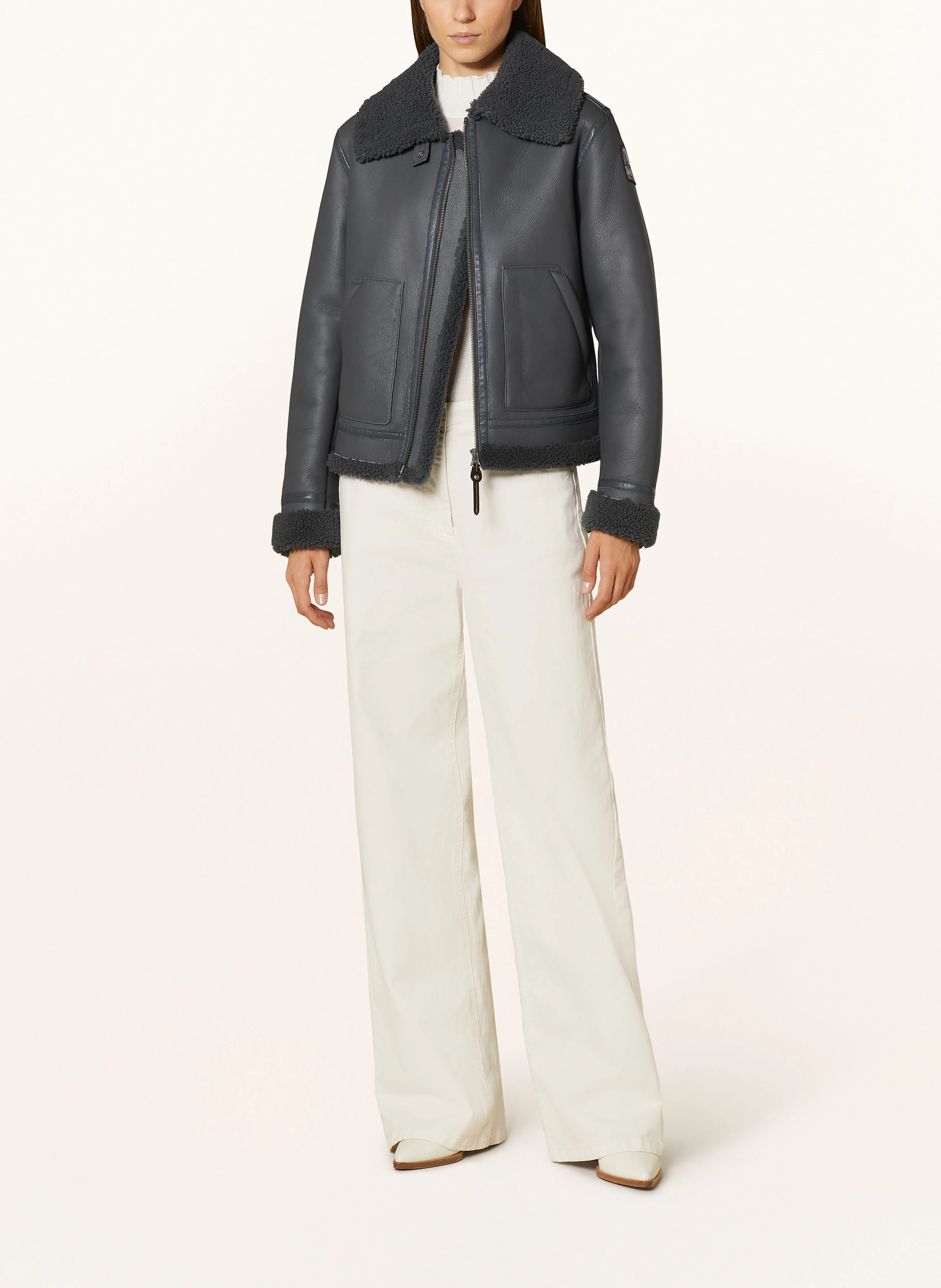 PARAJUMPERS Lederjacke GIALEAN