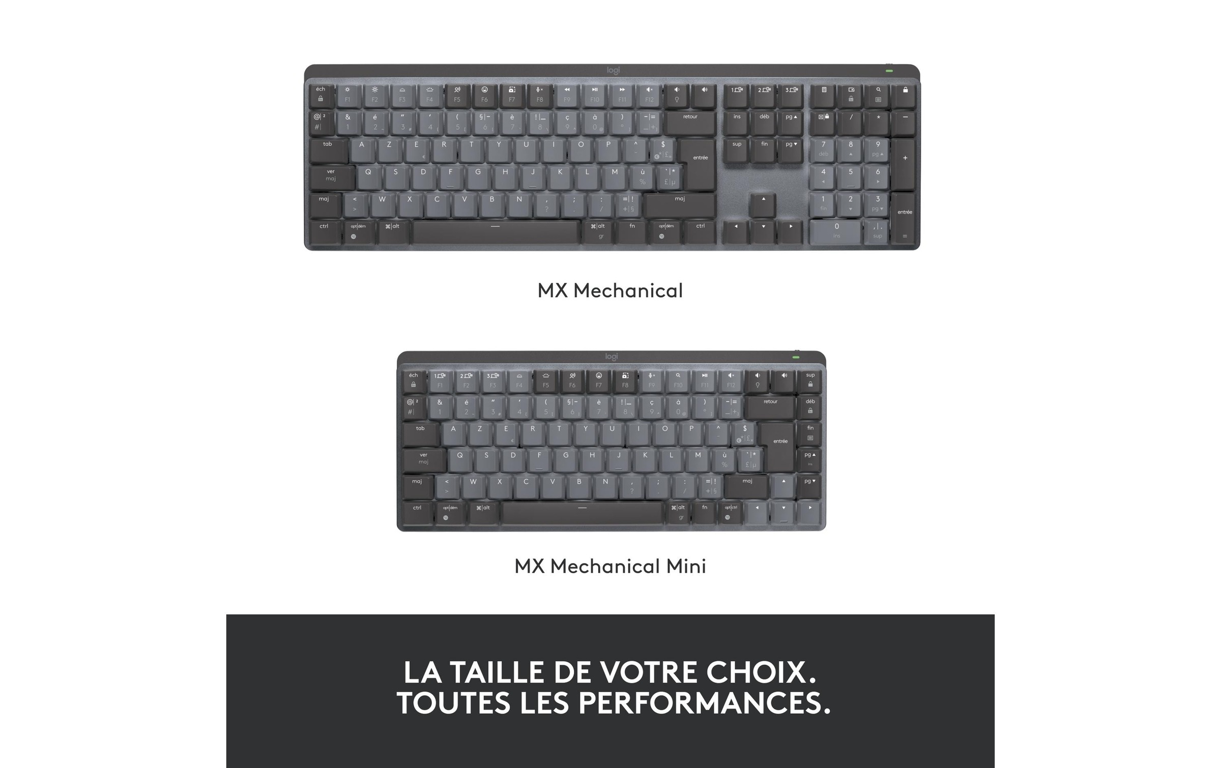 Logitech Wireless-Tastatur »MX Mechanical Mini« ()